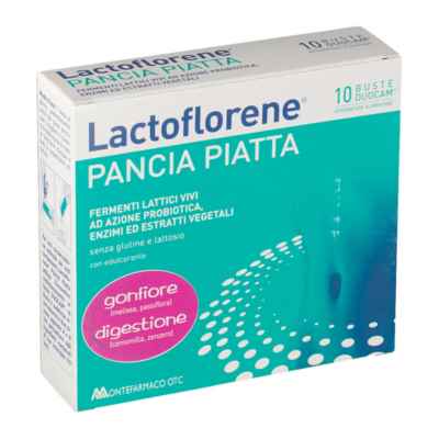Lactoflorene Linea Fermenti Pancia Piatta Integratore Alimentare 10 Buste